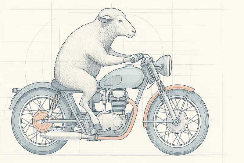 Dessine-moi un mouton sur une moto preview