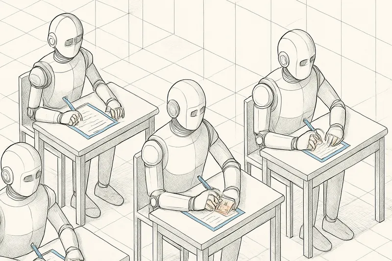 Les LLMs à l’épreuve des tests, savoir, tricherie involontaire et abstraction. preview